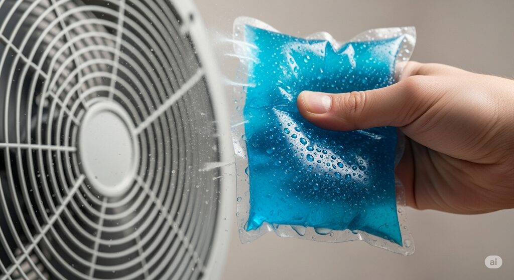 早く乾かすなら扇風機の利用も効果的